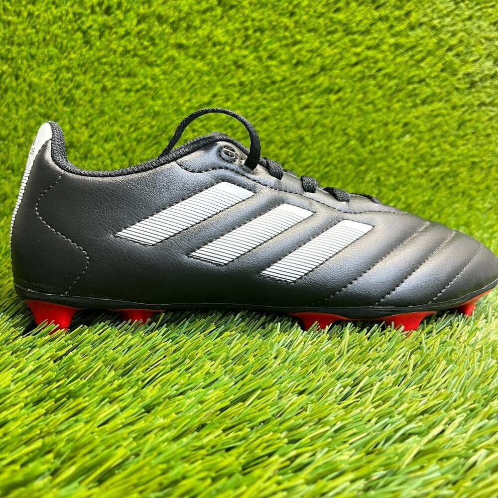 Adidas Goletto VIII FG Mens Size 7 Black‎ White Running Leather Soccer Cleats